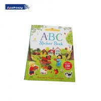 Custom Design Children Sticker Book Printing Service With Glossy Lamination