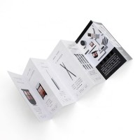 Full Color customized softcover book flyer brochure booklet printing factory