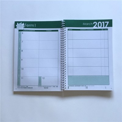 Wire-O binding  diary notebook printing service