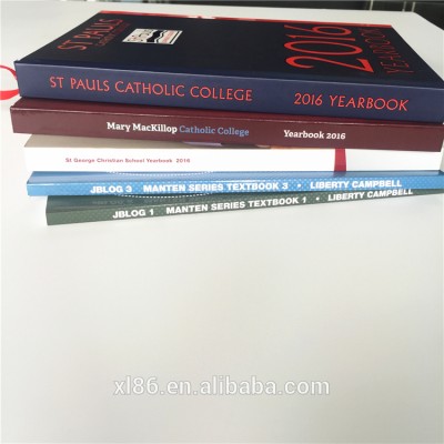 OEM custom paperback school and college yearbook printing factory